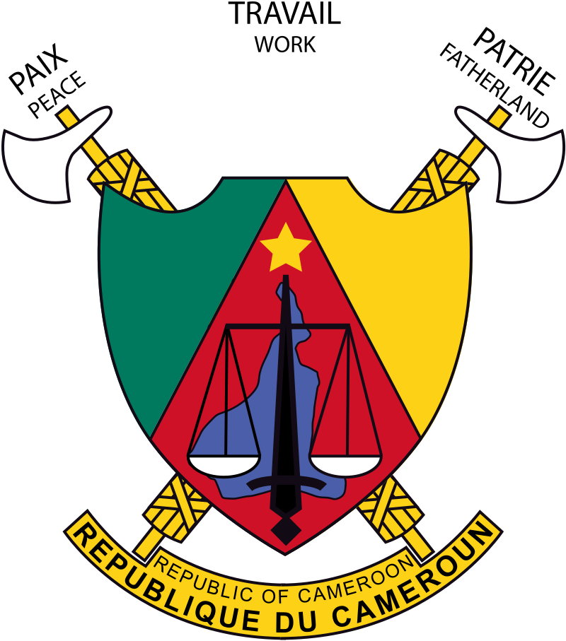 Coat of arms of Cameroon.